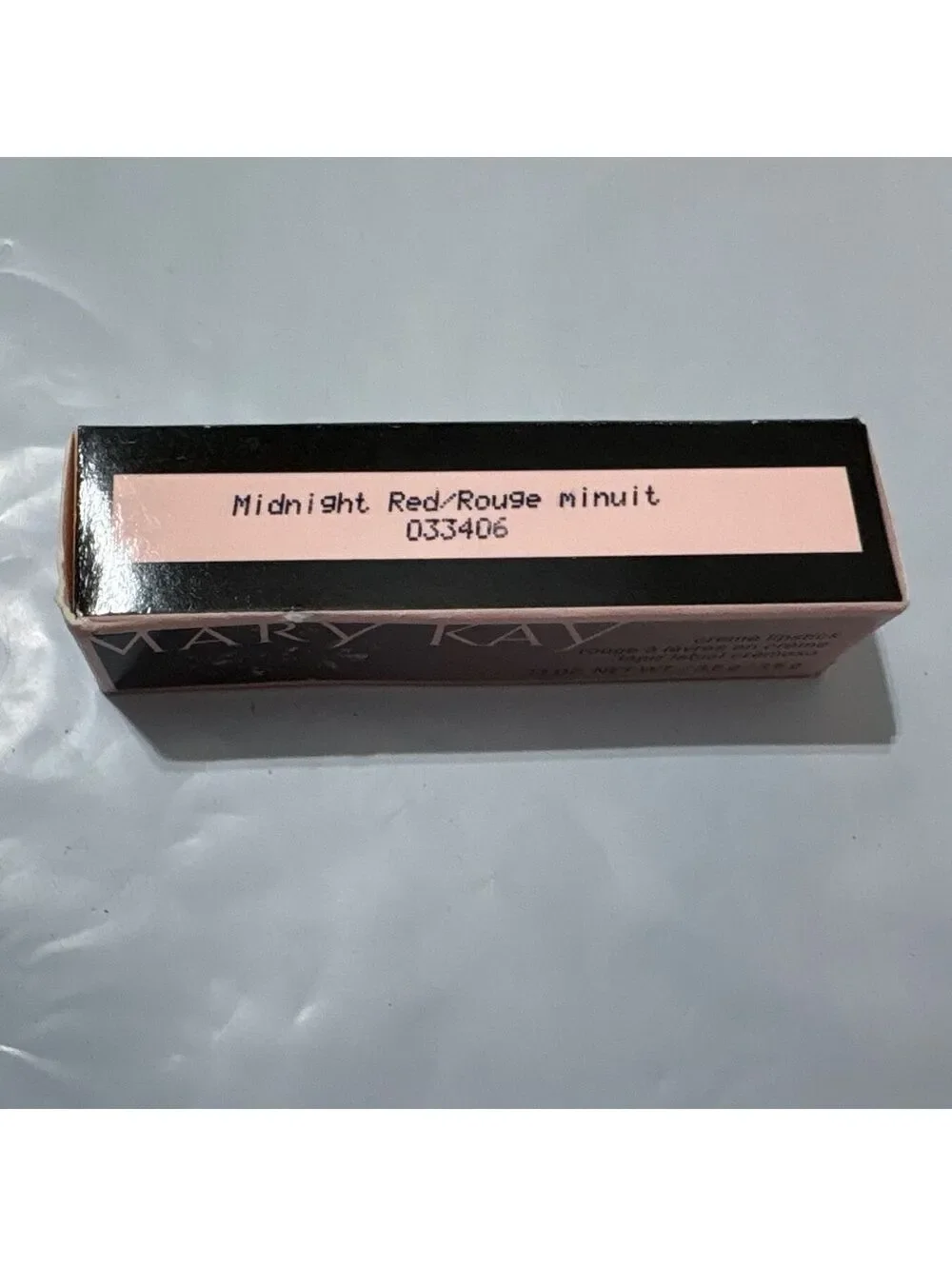 MARY KAY Creme Lipstick .13 oz. New with Box - Midnight Red 033406